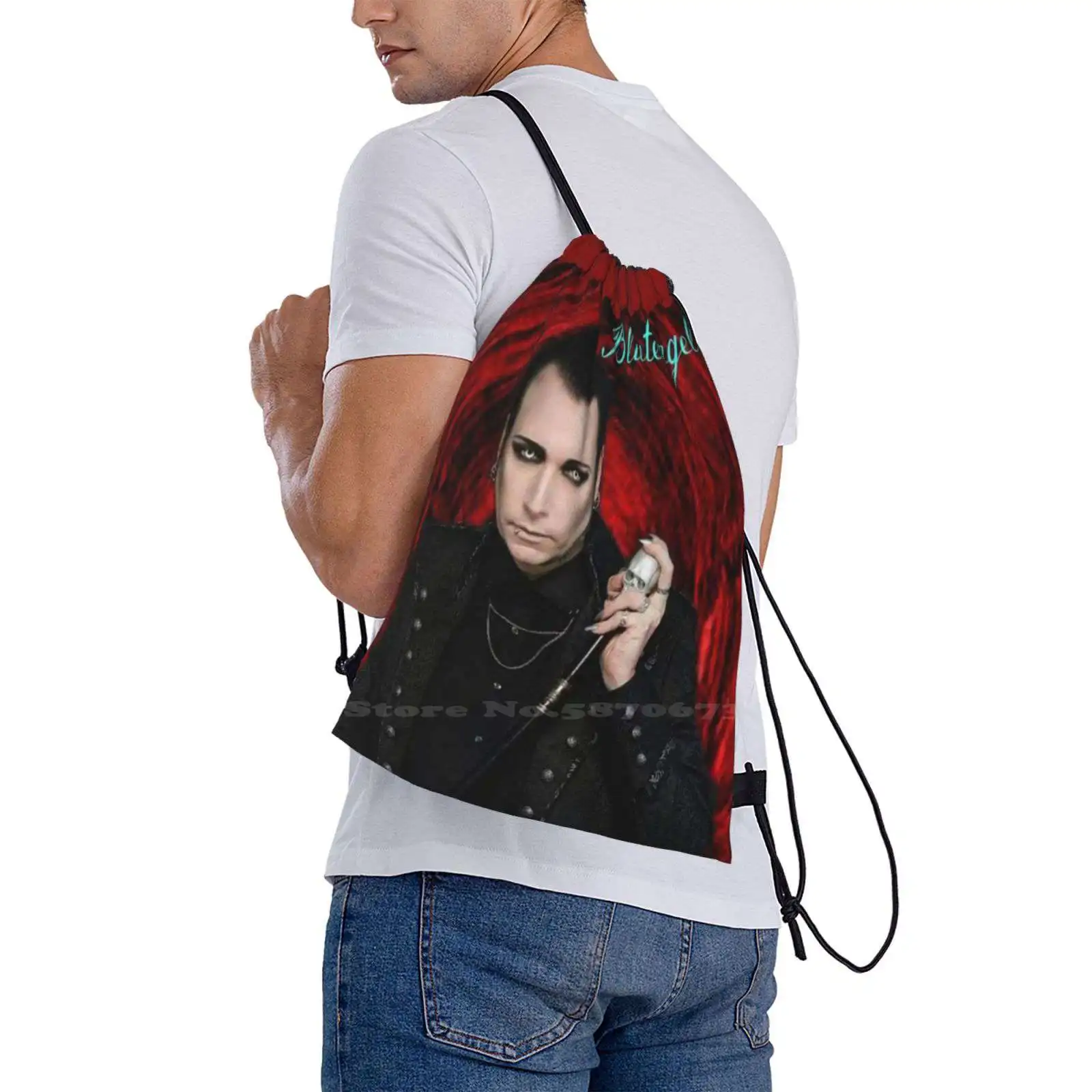 Unisex Blutengel mochila, Bolsa de estudante, recém-chegados