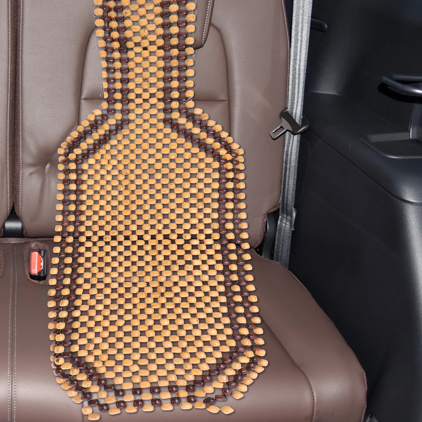 

Wood Beaded Seat Cushion Car Wood Bead Seat Pad Universal Pad for Driving Relief Fatigue Pain Car Summer Supplies