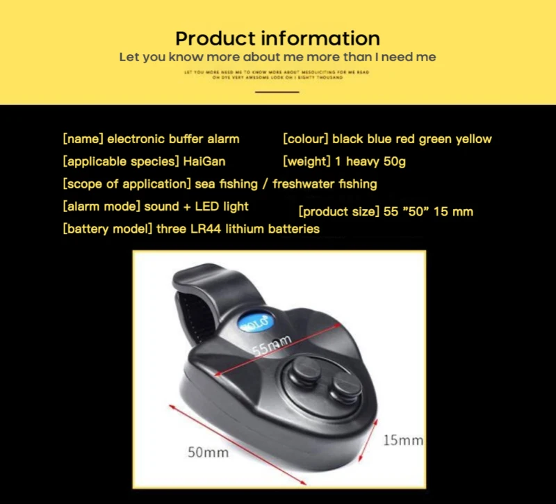 Fishing Smart Reminder Bite Alarm Night Fishing Alarm Bell Upgrade Fishing Alarm Portable Electronic Fishing Bite Alarm Night