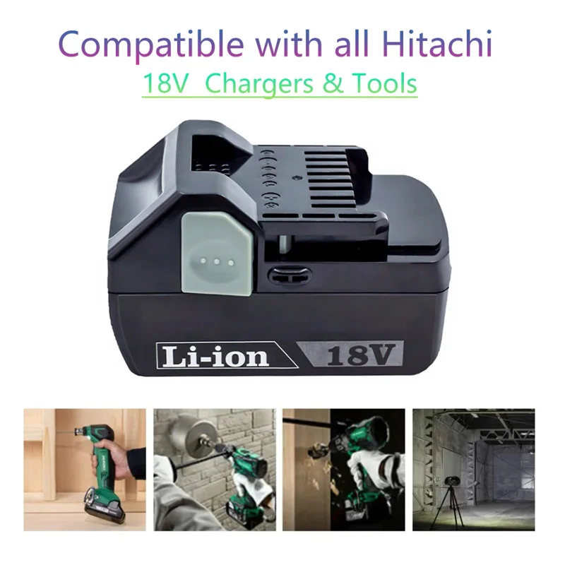 Lithium-ion battery 18V, 5Ah, for cordless power tools Hitachi /HiKOKI 18V BSL1830 BSL1815X