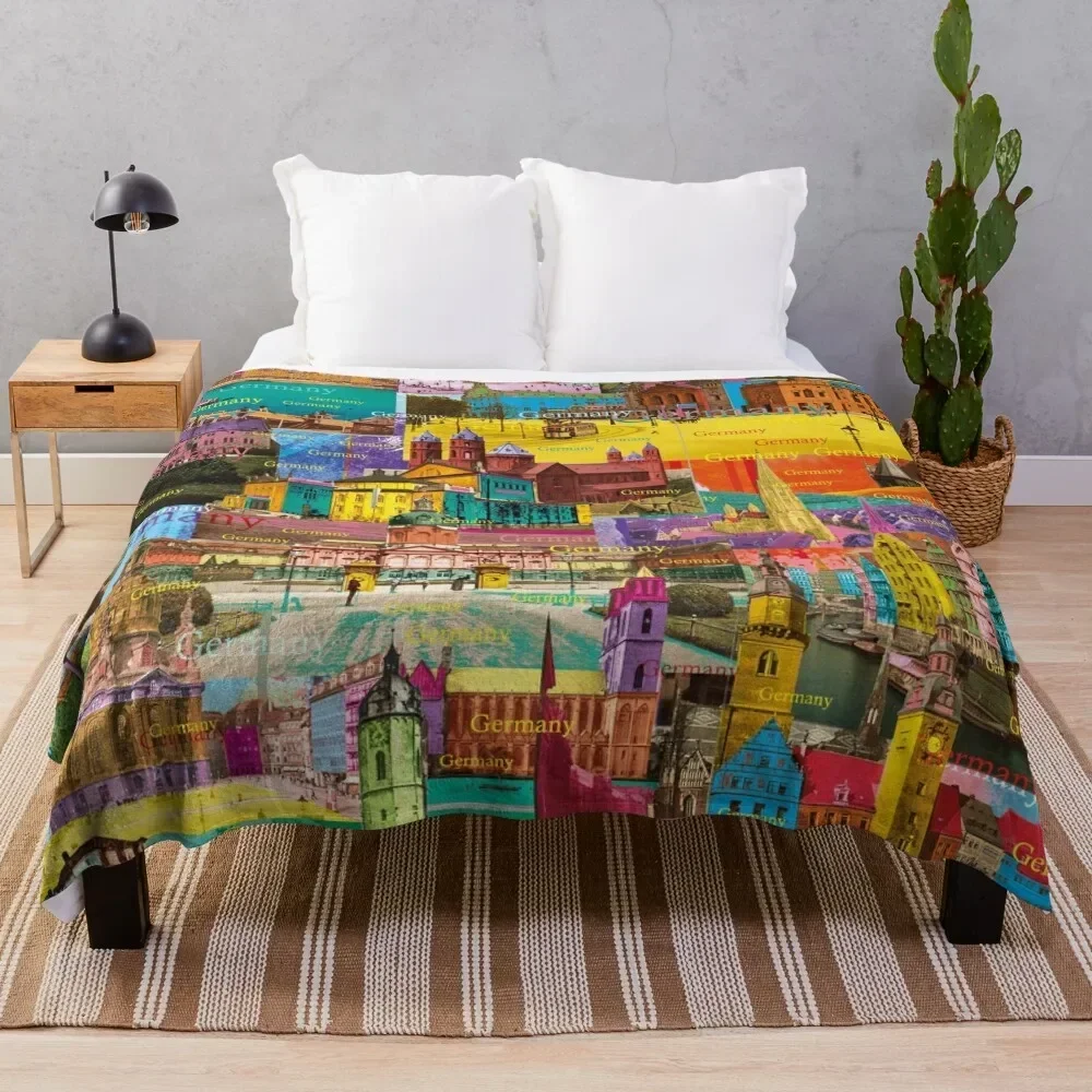 

Germany is colorful and has many sights to offer, colorful gifts from Germany Throw Blanket Luxury Brand Blankets