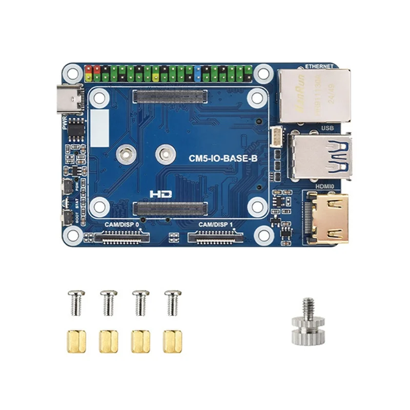 

Оптимально для вычислительного модуля Raspberry Pi 5 базовая плата CM5 (B) Плата расширения CM5-IO-BASE-B для вычислительного модуля 5 Lite/EMMC