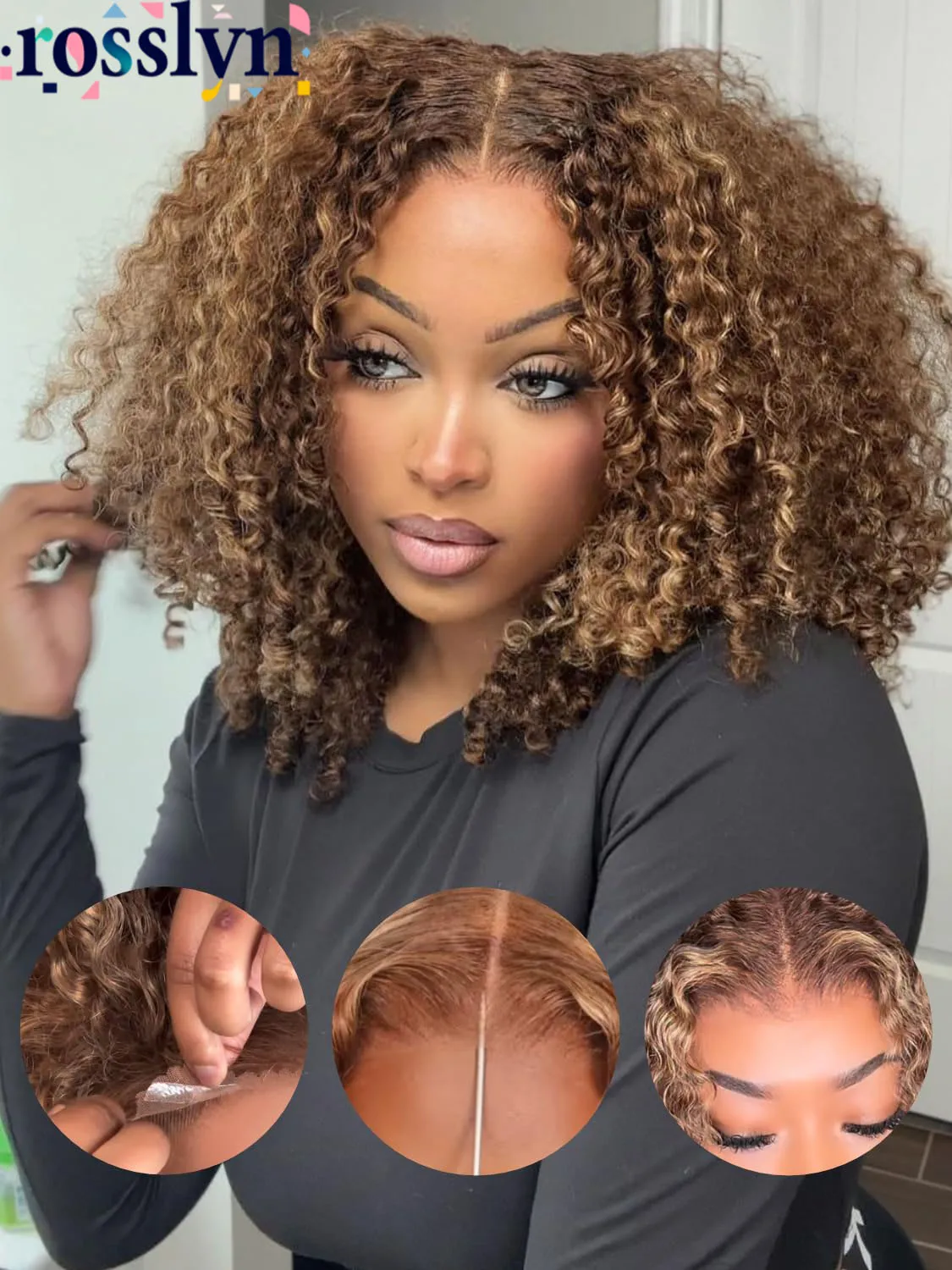 

Rosslyn Human Hair Hd Frontal 13x6 Human Body Wave Wig Highlight Wig Human Hair 13x4 Hd Lace Frontal Wig Body Wave Wig 4/27