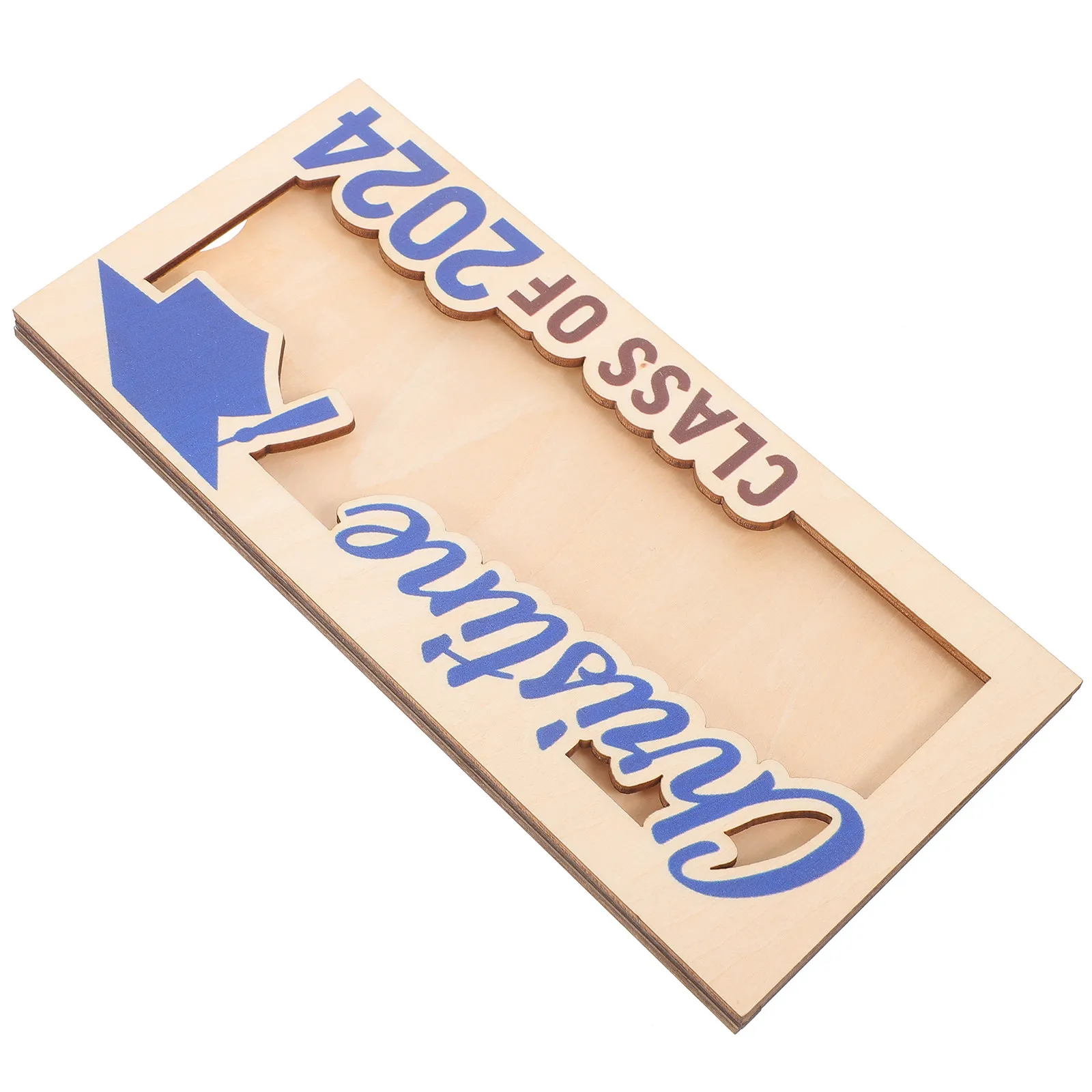 Wooden Graduation Money Holder Envelope Compact Cash Wallet Gift Card Storage for Graduate