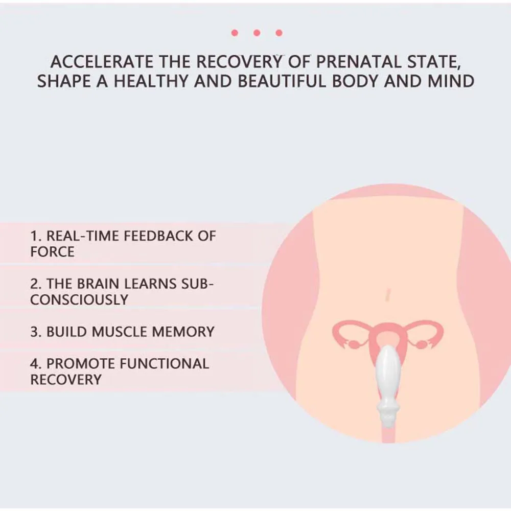 أداة التدريب البدني للعلاج الصحي للإناث ، جهاز تشديد المهبل ، إصلاح عضلات قاع الحوض ، الاستخدام المنزلي