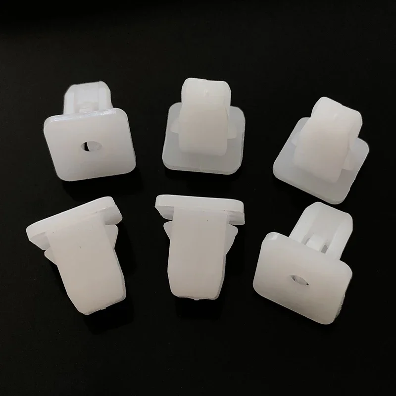 20/50/200pcs white square fasteners for car, rivet retainer clips for car bumpers, car door embellishment panel clip