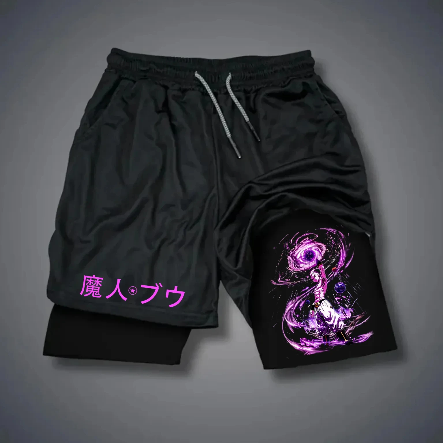 

Official Dragon Ball Shorts 2025 - Goku Double Layer Workout Shorts, Sweat Absorbent & Comfortable for Sports & Leisure