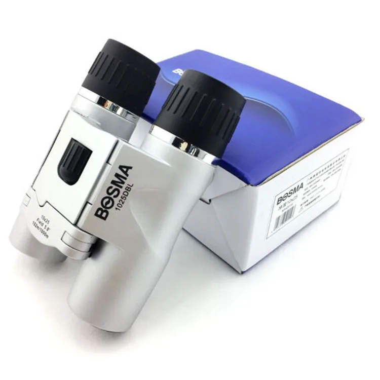 

10×25 Mini Binoculars All Optics HD FMC Binoculars Pocket Folding Telescope Portable Concert Hunting Travel Dust-Proof