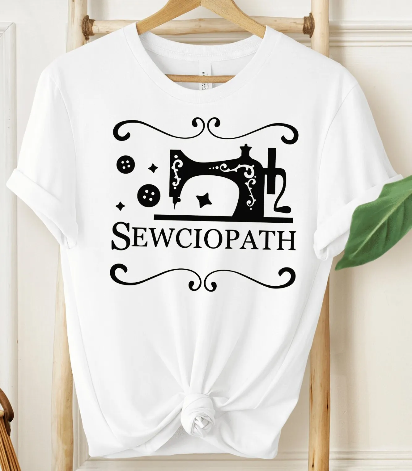 Sewciopath T Shirt Sewing Wife Tailor Funny Sewer Women