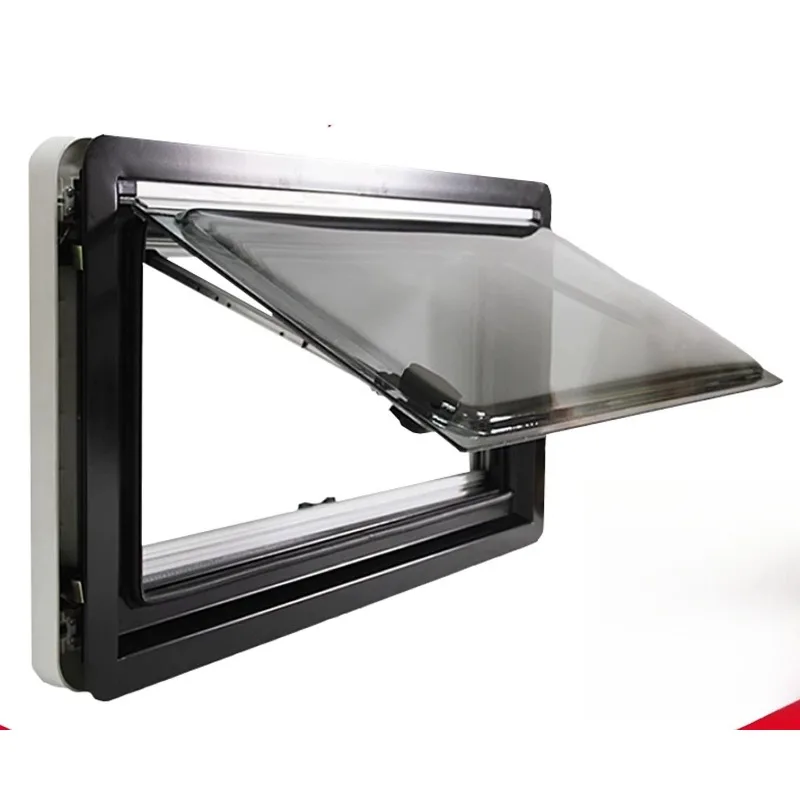 RV Outward‑Opening Window Assembly Double‑Layer Acrylic Heat‑Insulated For Camper Trailer Caravan Modification Replacement Part