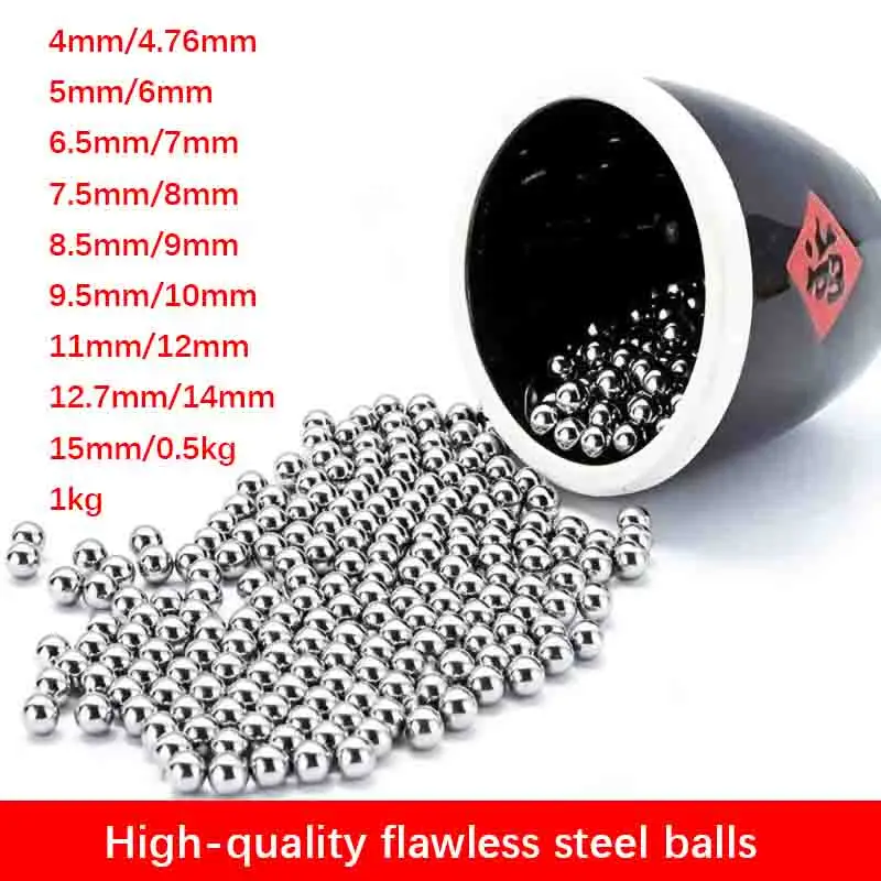 4mm4.76mm5mm6mm6.5mm7mm7.5mm8mm8.5mm9mm9.5mm10mm11mm12mm12.7mm14mm15mm 0.5kg/1kg Steel Balls electroplated Steel Balls for DIY