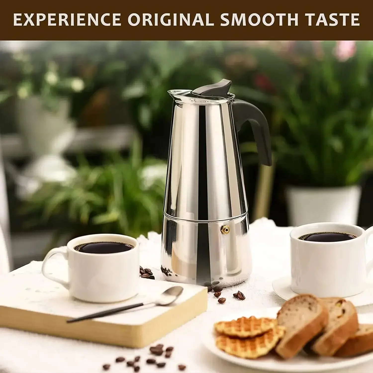 

12/9/2Cup Moka Pot Caffe Machine Espresso Cups Coffee Makers Latte Percolator Stove Top Moka Coffee Maker Italian Coffee Machine