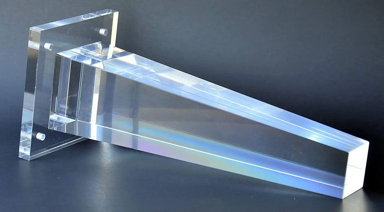 

Акриловые ножки для мебели (для дивана, шкафа, стола) - большие, 10 дюймов высотой, конические, квадратные, комплект из 4 штук