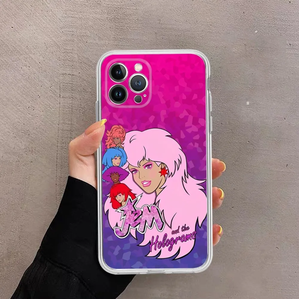 Jem And The Holograms Phone Case For iPhone 14 11 12 13 Mini Pro XS Max Cover 6 7 8 Plus X XR SE 2020 Funda Shell