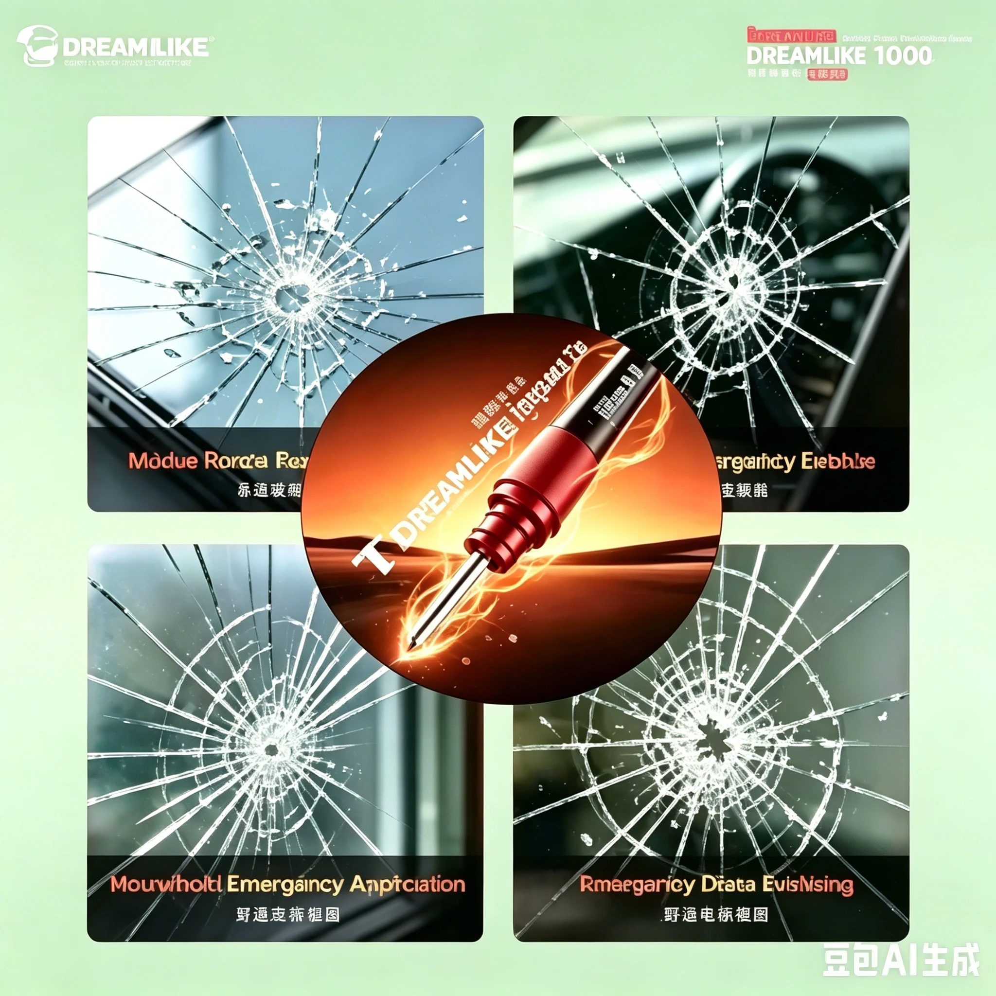 MECHANIC Glass Breaker – Suitable for shattering and removing mobile phone back covers, camera lenses, and glass components.