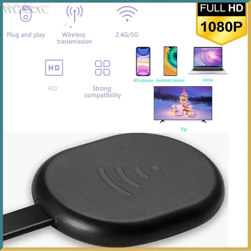 E38 1080P TV Stick 2.4G 5G WiFi Display Dongle Receiver Wireless Mirror Screen Projector for YouTube For Android iOS Linux