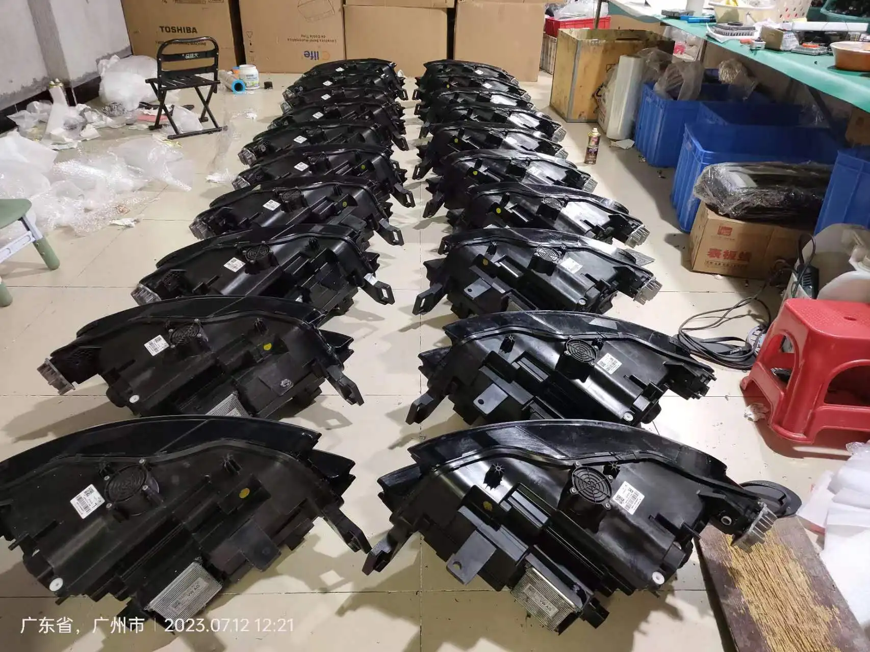 Accessoires d'origine pour système d'éclairage avant LED Volkswagen ID6, phares 2021-