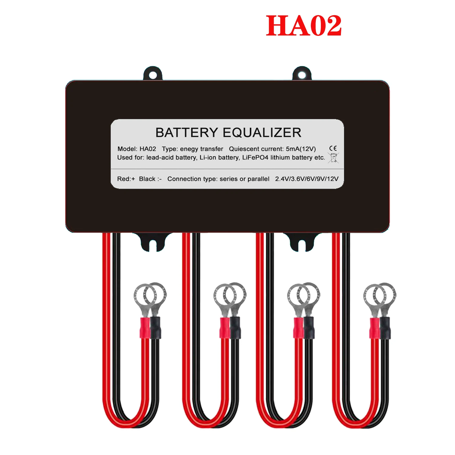 ANGUI Batterij Equalizer BM104S 4 x 12V HC02 KBM104S KBX104S 48V LTO NCM LFP Spanningsbalancer Lader Ontladingsregelaar Actief