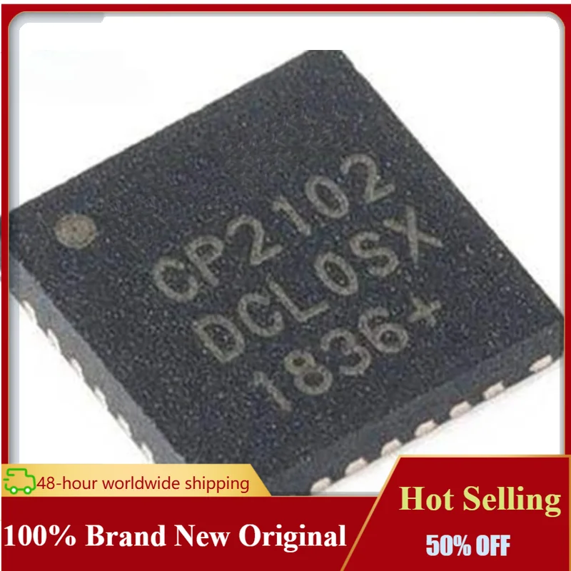10PCS 100% New CP2104 CP2104-F03-GMR QFN-24 QFN  Chipset Hot Selling