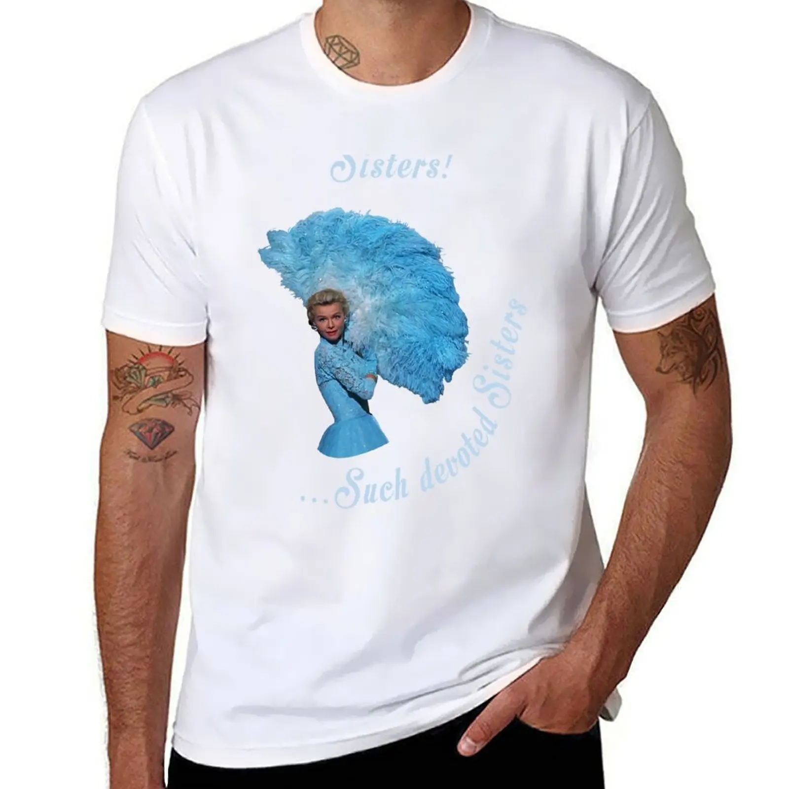 White Christmas Sisters-2 T-Shirt Lightweight Cooling Short Sleeve Tee