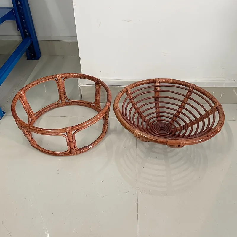 

Плетеное кресло, винтажное бамбуковое кресло-радар, идеально подходящее для фотографии, реквизит для детской кроватки, стильный домашний декор ручной работы, аксессуар для кроватки