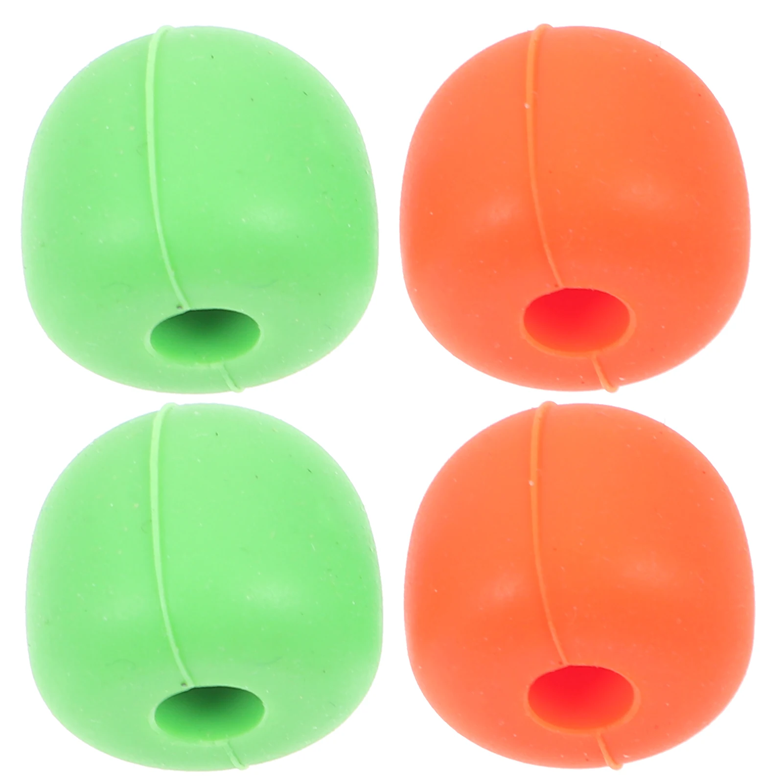 

2 Pairs Silent Drum Stick Head Mute Tips Drumstick Silicone Drumsticks Covers Accessory Silica Gel Percussion