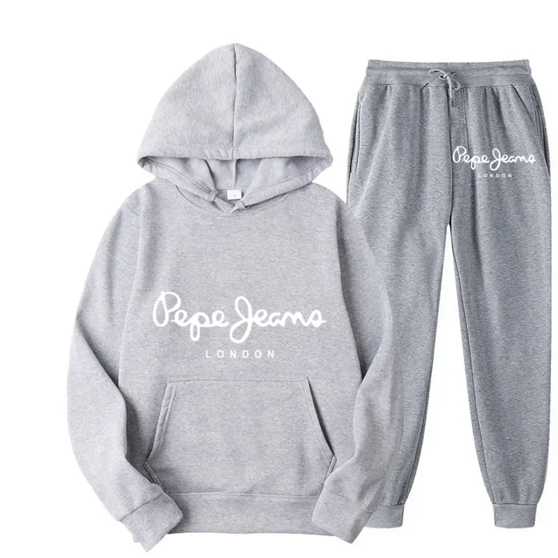 

2025 autumn and winter men's animal printed sportswear top, pants set, hoodie and pants running set suitable for daily shopping