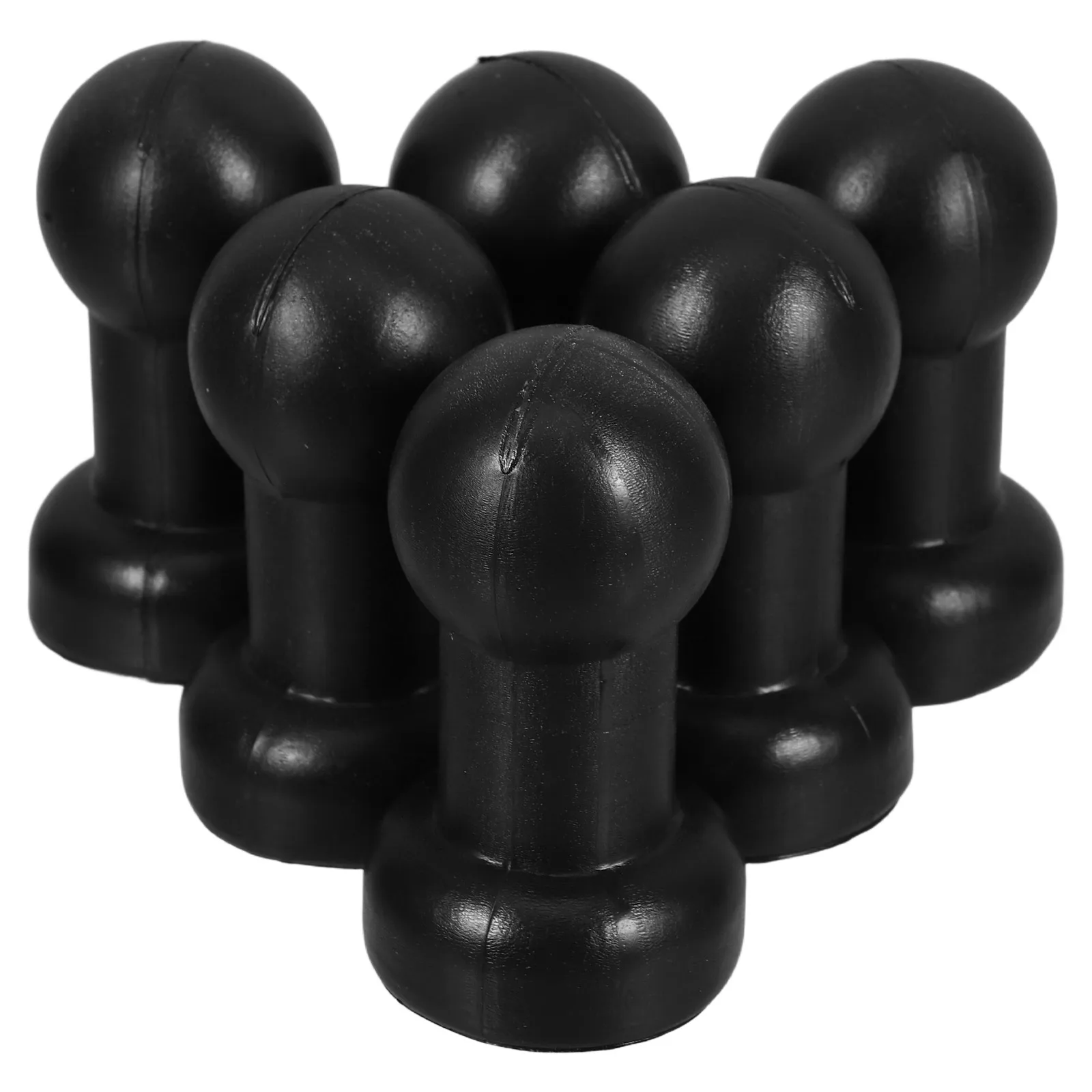 

6pcs Trampoline Pipe Cap Mini Legs Cover Tips Plastic Accessories Child End Caps Durable Spherical Protective Stoppers