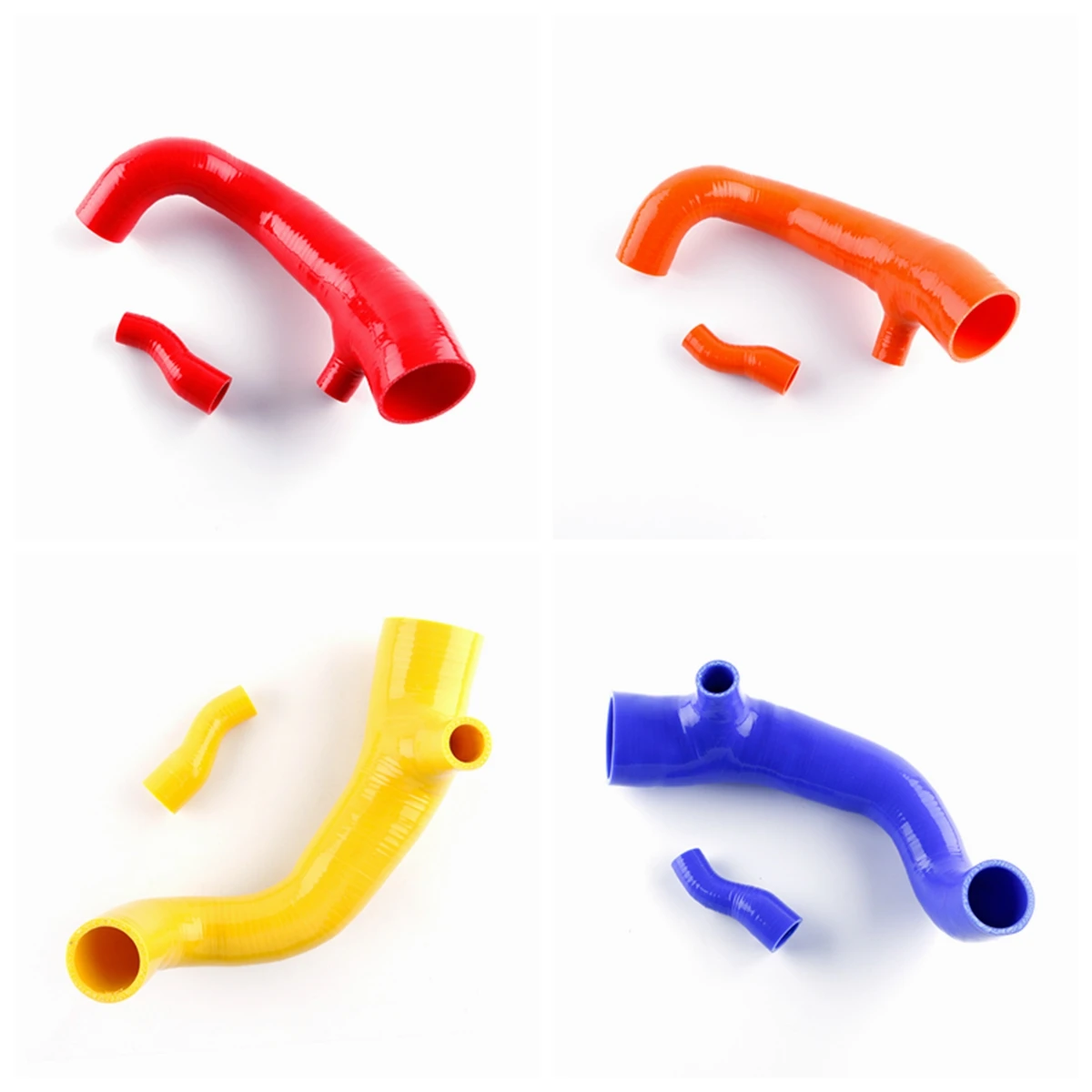 

FOR MINI COOPER S R55 R56 R57 N14 2007-2012 2008 2009 2010 2011 Boost Air Inlet Intake Hose Silicone Tube Pipe 2Pcs 10 Colors