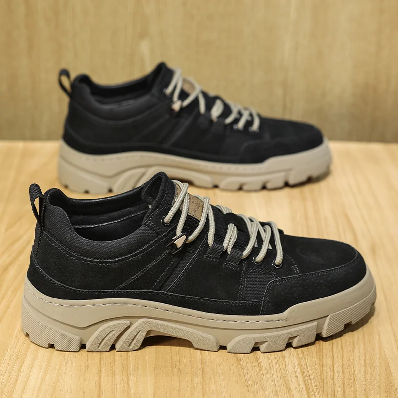 

Новые мужские спортивные парусиновые туфли на открытом воздухе — модные и универсальные с нескользящей подкладкой, подходящие для активного отдыха и повседневного ношения. L