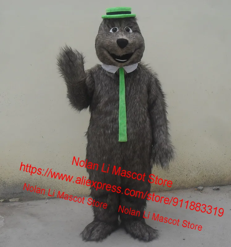 

High Quality Grizzly Bear Mascot Costume Movie Props Display Cartoon Suit Role-Playing Neutral Game Carnival Pgift 449