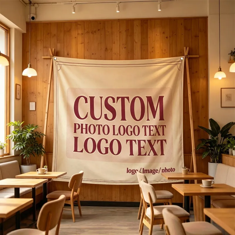 Custom Banner Flags Suitable For Club Memorial Photo Courtyard Decoration Physical Activities Commercial Advertising Promotion