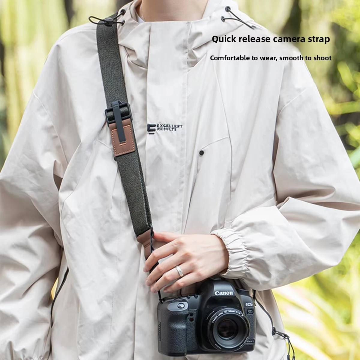 Quick-Release Mirrorless Camera Strap Wrist Strap And Backpack Attachment All-In-One Crossbody Shoulder Strap Accessory