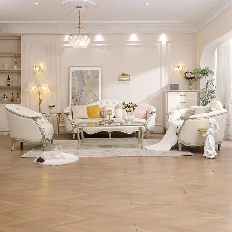 UJ P Luxury Designer irregular Sofa White interior Lounge clear fashion Living Room Sofas decoration Funky Muebles Balcony Furni
