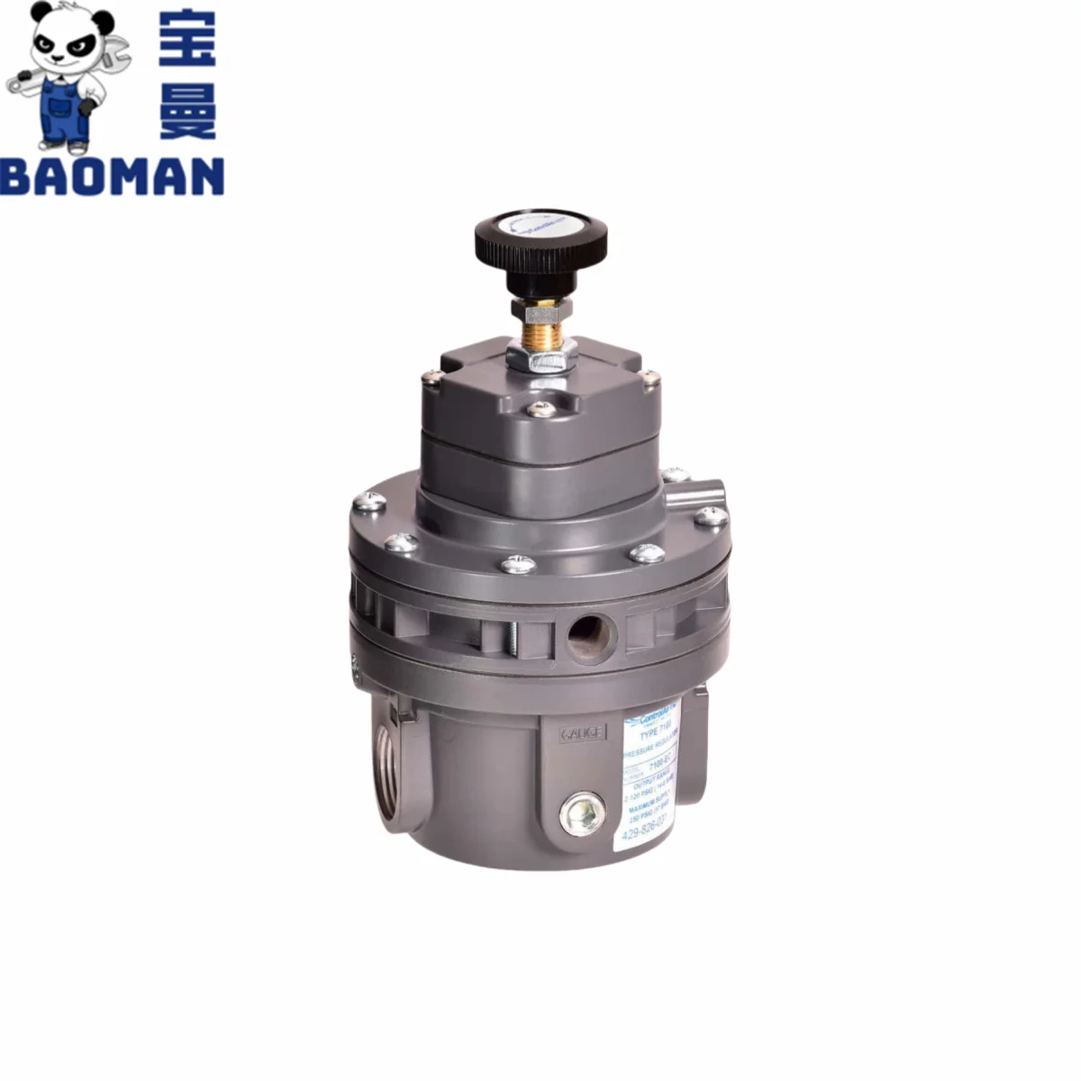 ControlAir Type 7100 Precision Air Multi-stage Pressure Regulator US Origin High Forward and Exhaust Flow Capacity