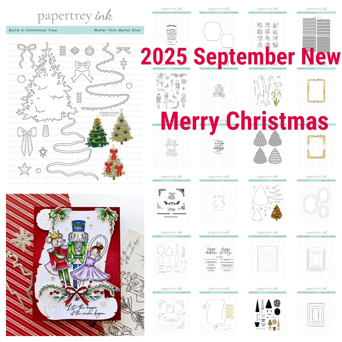 Christmas Elegant Edges: Nutcracker Magic Reflections: 2 Corinthians Dies Stencils DIY New Dies Stamp Scrapbook Home Gift Craft