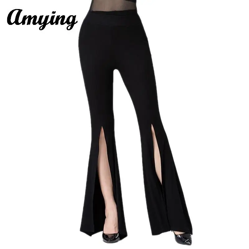 Adults Gym Dance Trousers Soft Pants Women Modern Dancing Practing Costume Yoga Jogging Model Shape Training Pants Adult Female