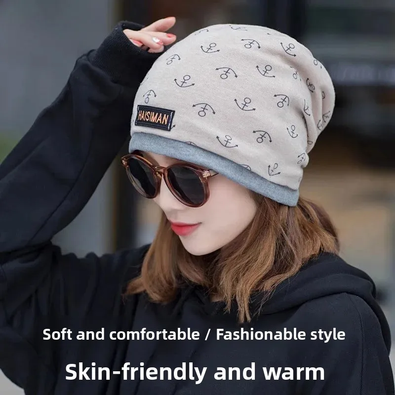 Chemotherapy Post Surgical Warmth Retention Ladies Hairless Cap Autumn Winter Anti Wind White Hair Concealing Head Cover