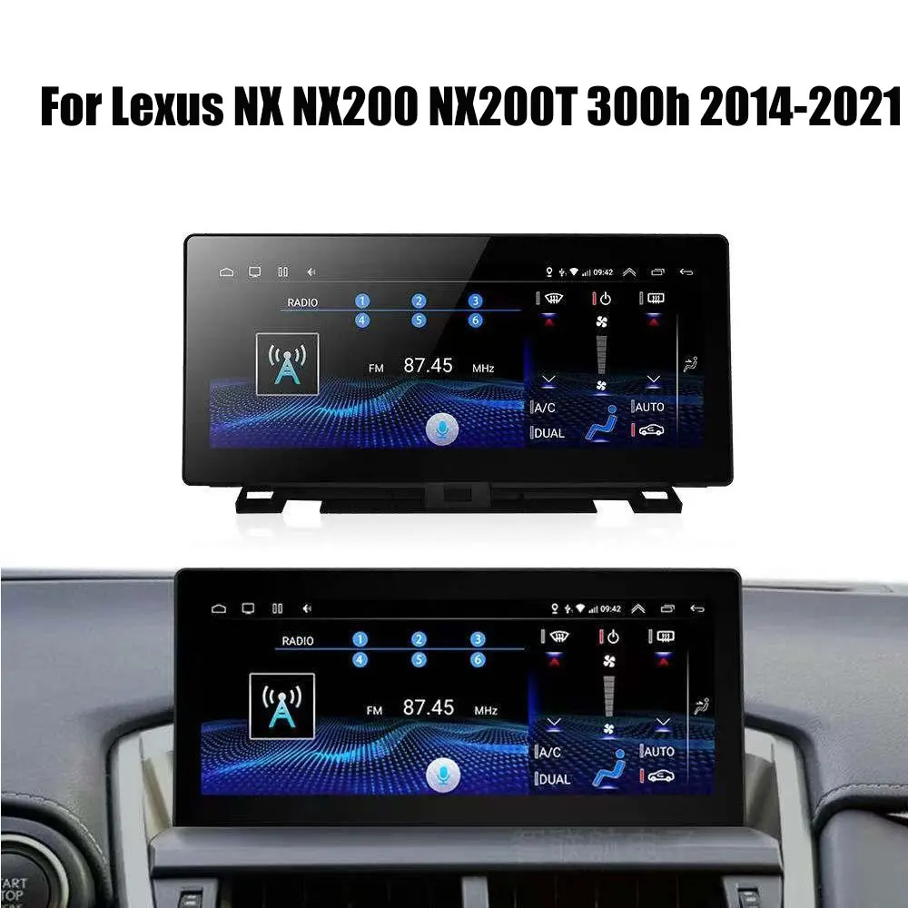 Android 12 Touch Screen For Lexus NX NX200 NX200T 300h 2014-2021 Car Radio Video Multimedia Auto Carplay Monitors Player