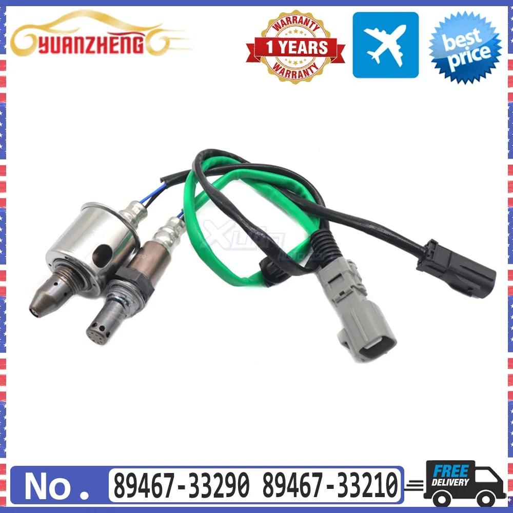 2pc Upstream Downstream Air Fuel Ratio Lambda O2 Oxygen Sensor 89467-33290 89467-33210 For Toyota Camry Avalon Lexus ES300h 2.5