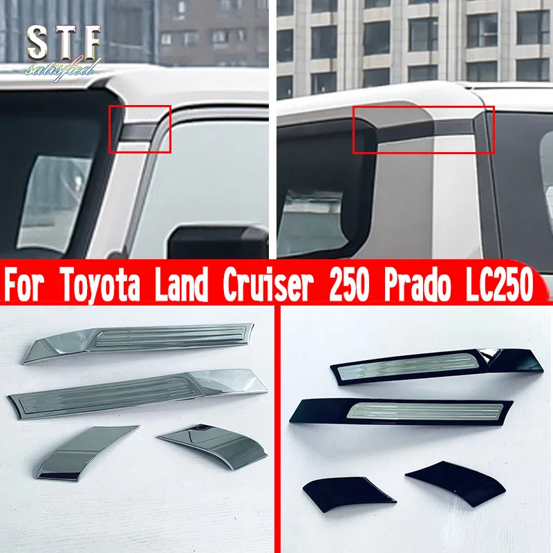 For Toyota Land Cruiser 250 Prado LC250 2024 2025 A Pillar C Pillar Cover Trim Molding Decoration