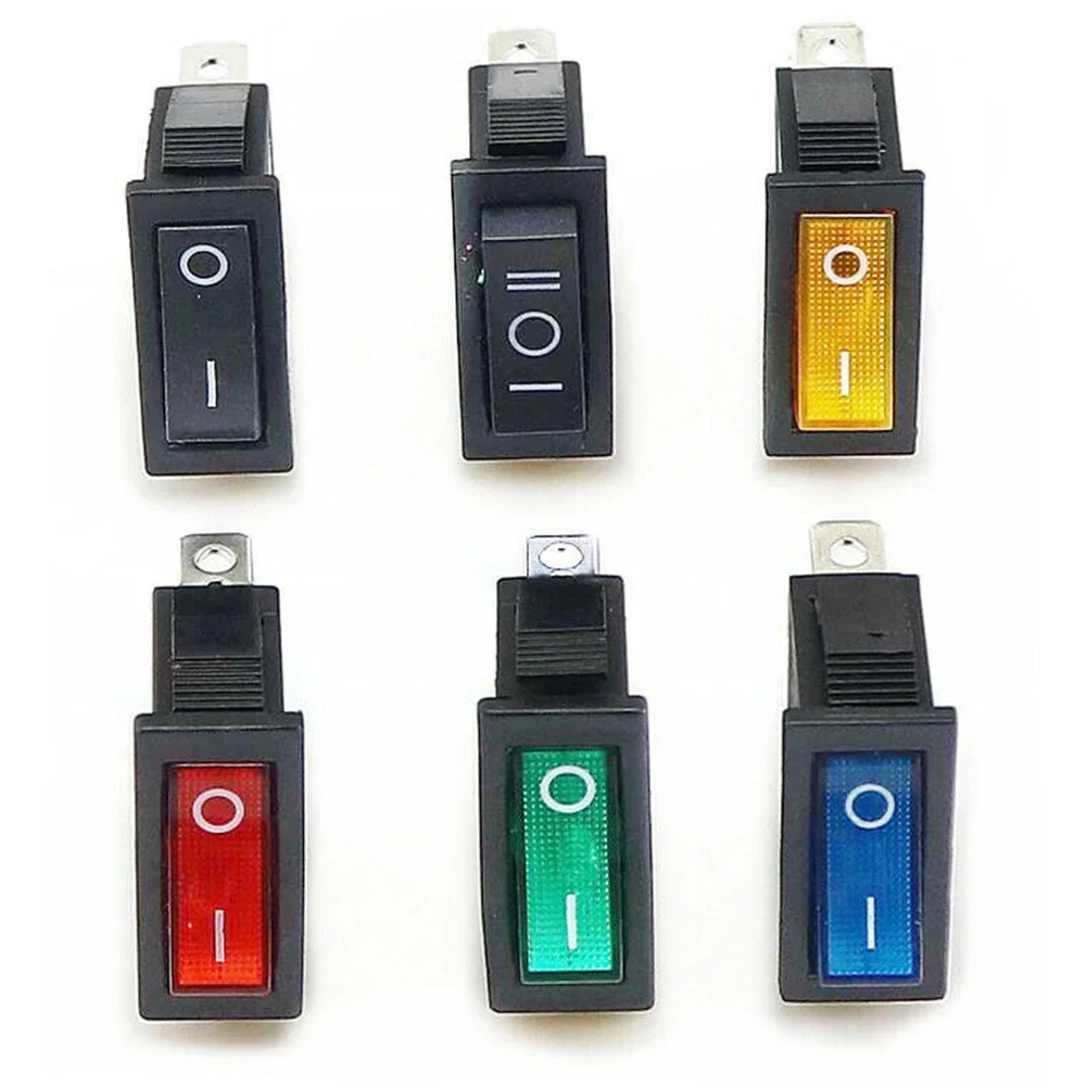 1~100 KCD3 Series Rocker Switch 3 Pins On/Off Electrical Equipment 16A 250V / 20A 125VAC Marine Power Switch