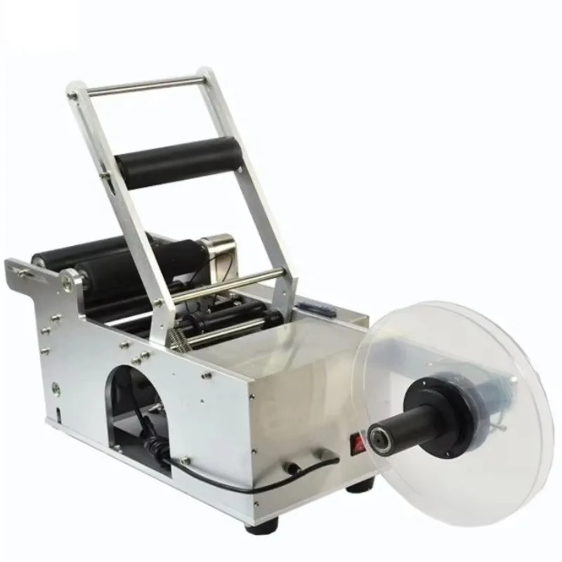Manual Round Bottle Labeler Pet Bottle Labeling Machine with Date Printer