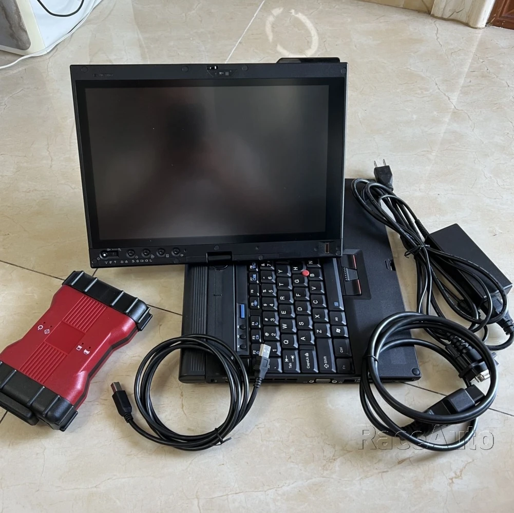 VCM II for Ford VCM2 IDS Diagnostic Tool software installed well Multi-language with X220T laptop ready to use