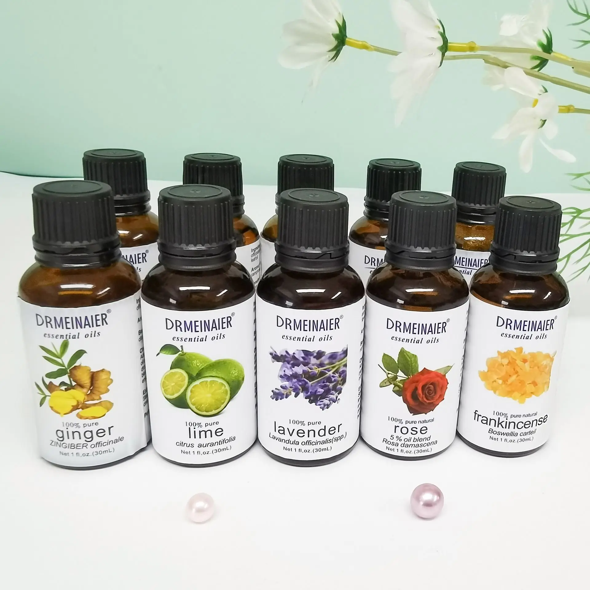 

30ml SPA Natural Plant Essential Oil for Diffuser Spearmint Jasmine Eucalyptus Neroli Aroma Rosemary Essential Massage Oils