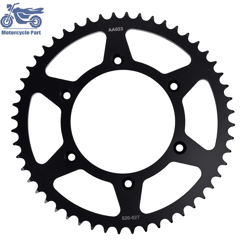 

For KT/M 350 XC-F 23 450 XC-F 2023 350 EXC-F 505 XCW 08 600 LC4 MX 90-92 Motorcycle Rear Sprocket 20CrMnTi 520-52T 520 Chain 52T