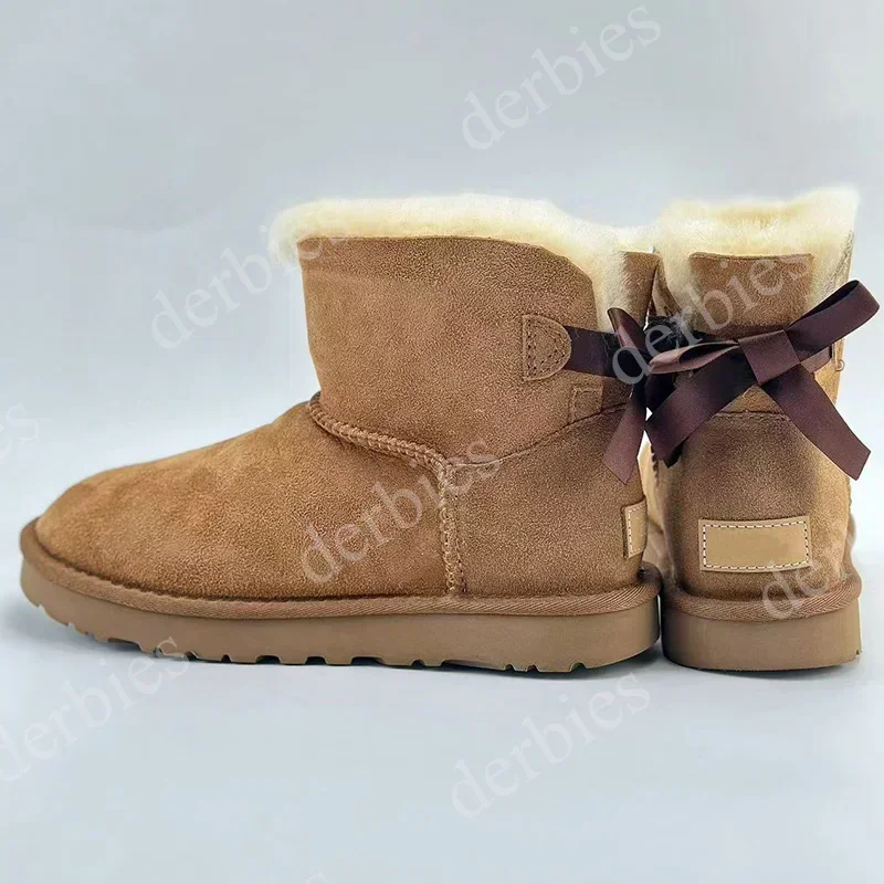 Casual Women's Snow Boots Winter Warm Fur  Shoes Women Flat With Outdoor non-Slip Round Toe Snowshoes Female 2024 Fashion Design