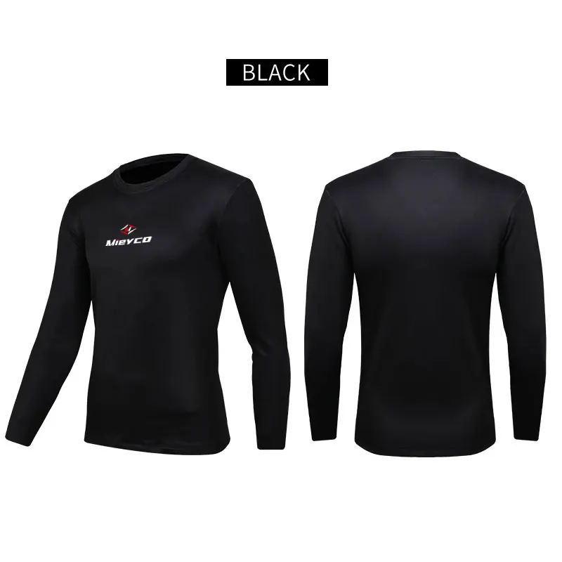 Mieyco Winter Cycling Base Layer Long Sleeve Warm Bike Underwear Fleece Sports Bike Shirt Tops Road Bike Jersey Padded Shirts