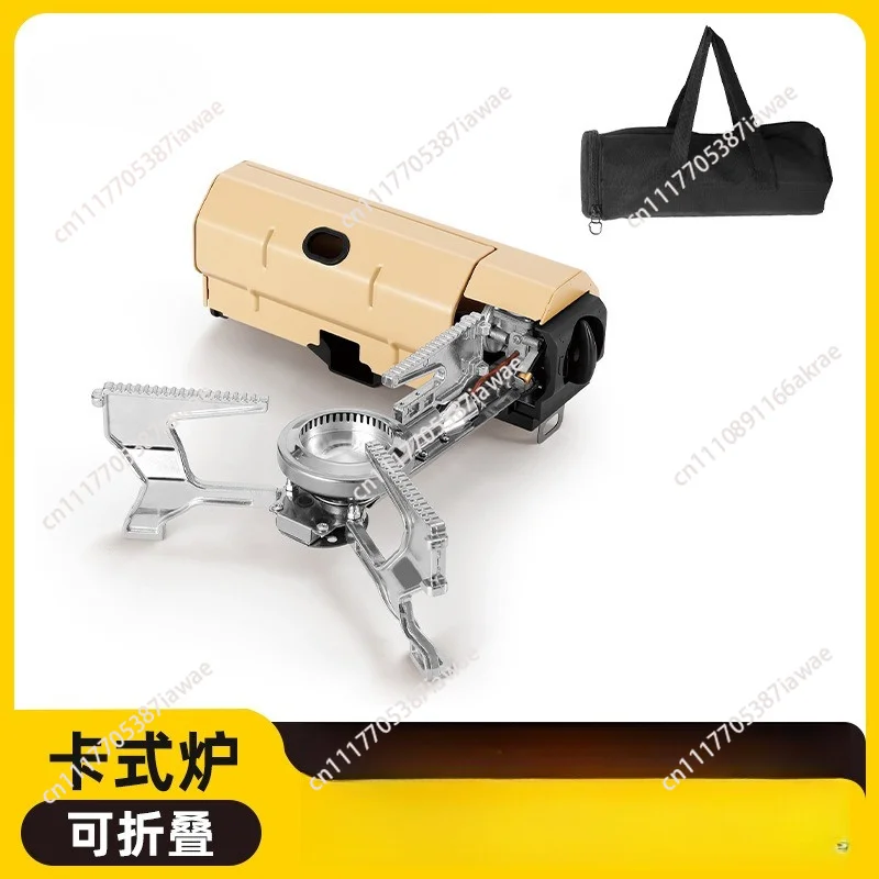 Folding cassette stove outdoor camping gas stove portable picnic stove fire boiler tea  spot wholesale