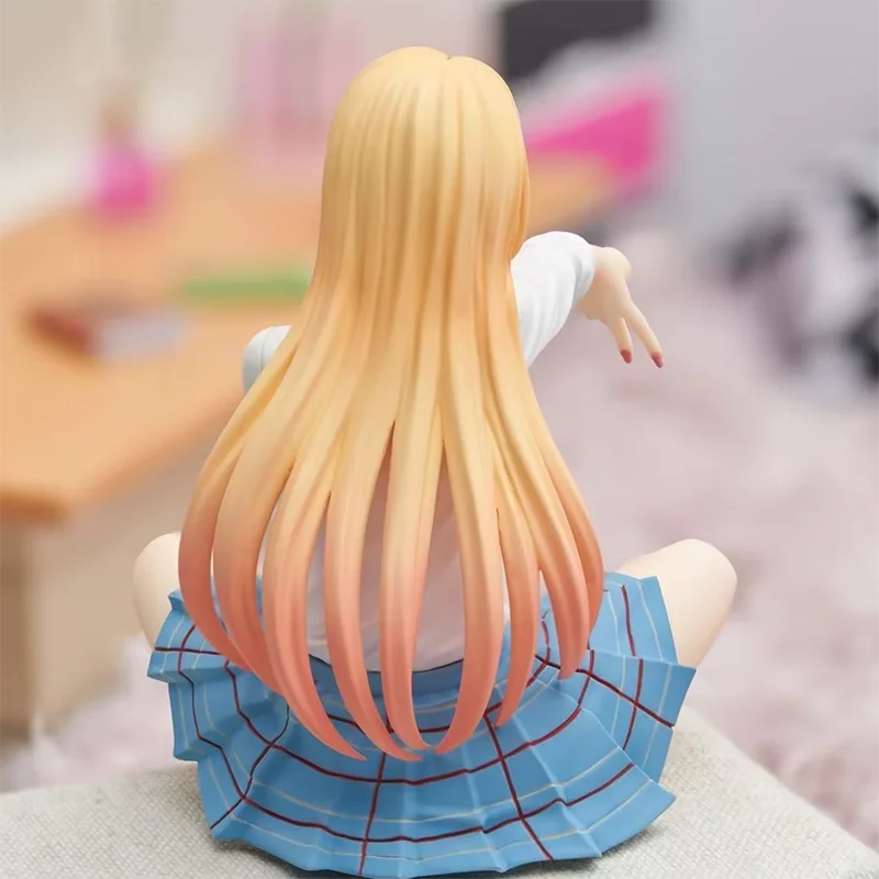 حقيقي بلدي اللباس حبيبي كيتاجاوا مارين يجلس موقف أنيمي نموذج لجسم تمثال جمع سطح المكتب الديكور في الأوراق المالية